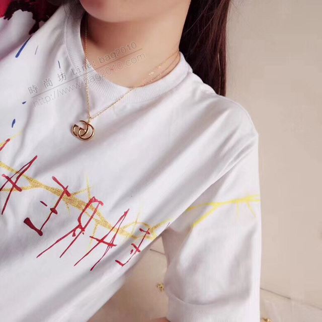 GUCCi飾品 古馳爆款雙G項鏈 Gucci雙G情侶套裝  zgbq1124